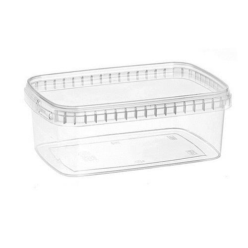 Tebplastic transparent microwave dish lid and body M/L1200