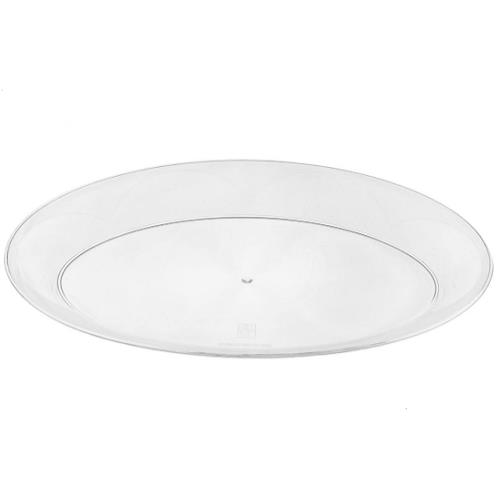 Transparent small oval platter code 543