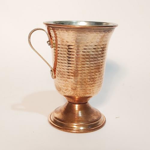 Copper glass with handle