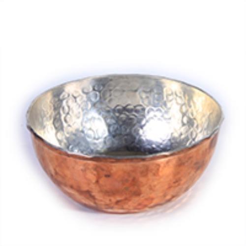 Copper yogurt bowl