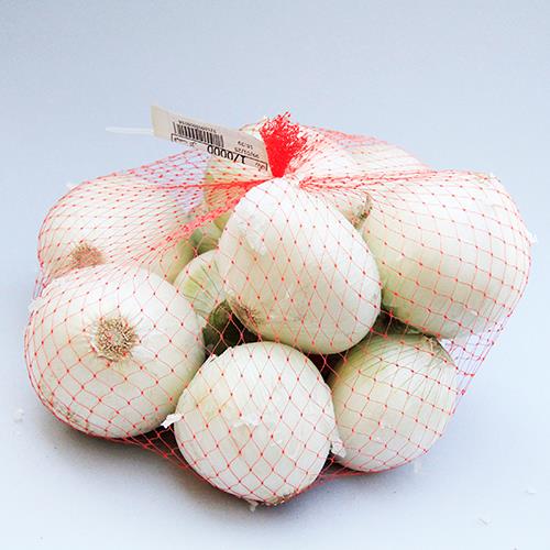 Packaged White onion