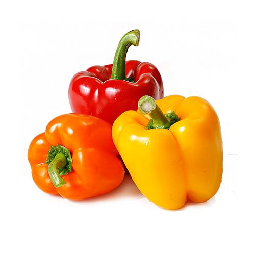 Large colored bell peppers