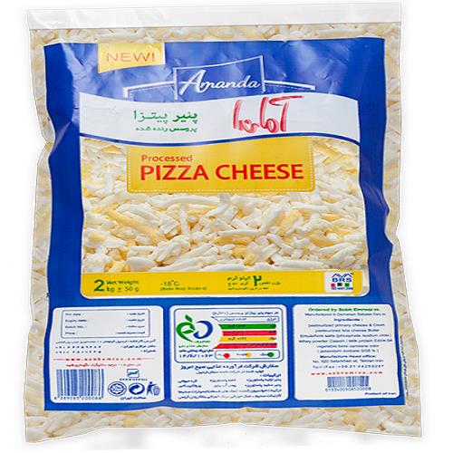 Amanda gold Grated Pizza Cheese 2 kg