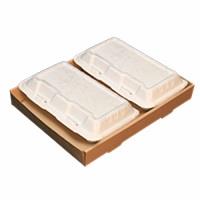 Foum two-serving tray