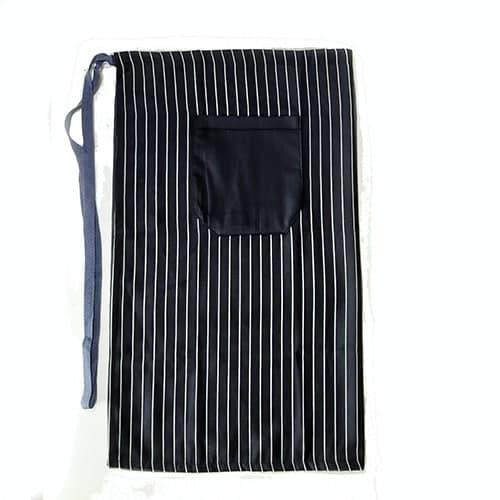 Short striped fastoni restaurant apron