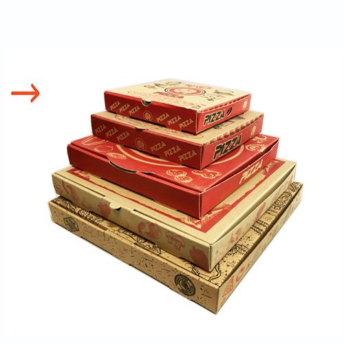 Mini pizza box (Printed with two colors) 20.20