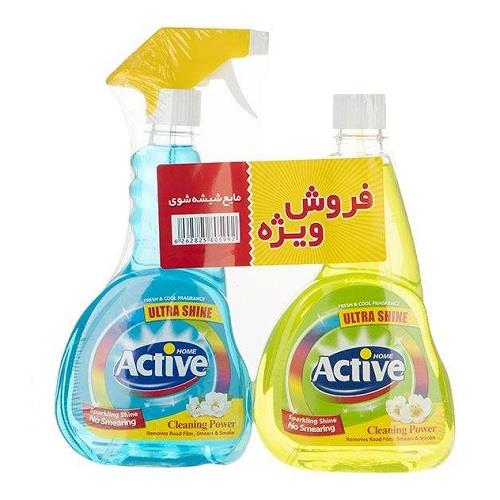 Active twin glass cleaner 500g