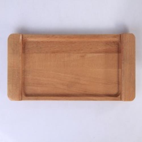 Wooden small tray with handle 28×13 , code M010