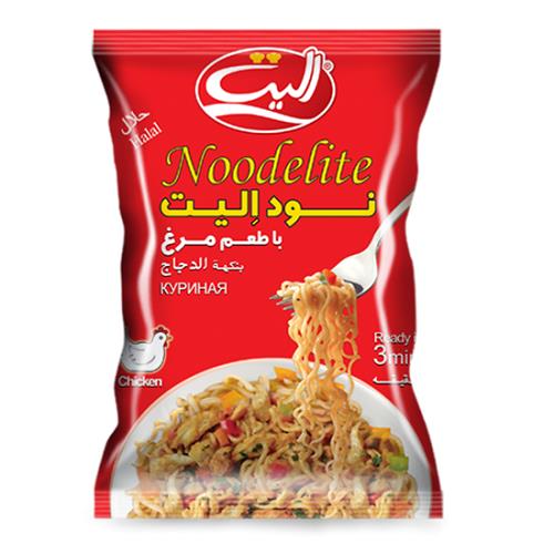 Elite chicken flavored noodles 75 gr