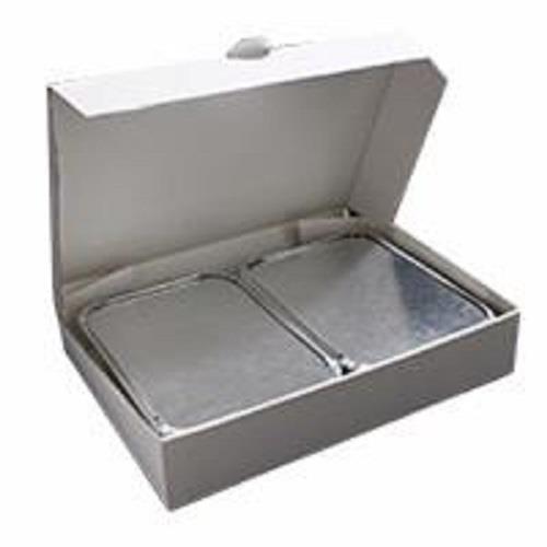 Aluminum two-serving box