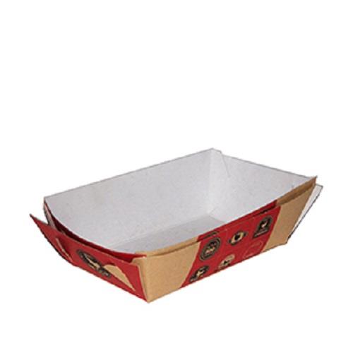 Kraft potato boat box