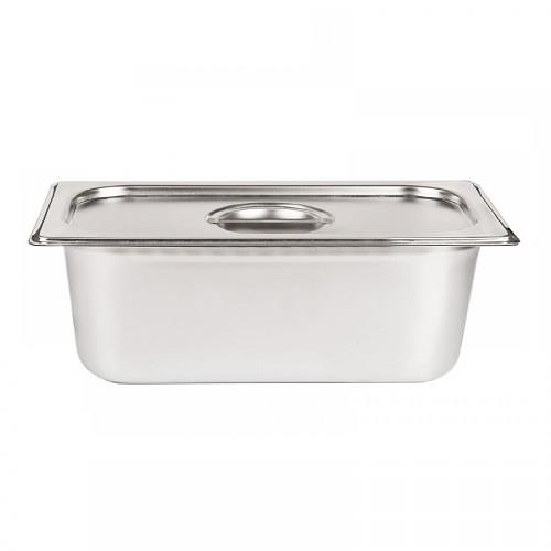 Stainless steel chafing dish with lid 1/3 , depth 10