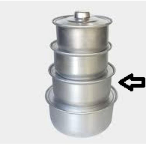 Aluminum medium pot